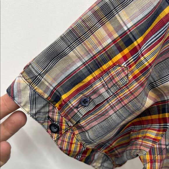 Vincent d’ Amérique Men's Multicolor Plaid Shirt Sz M - Picture 5 of 5